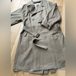 Christian Dior Monsieur Khaki Trench Coat 46R Vintage